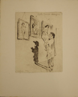 Vadász Endre (1901 - 1944): Hat rézkarca (5 szignált) + Sz.Kürti Katalin: Vadász Endre kisgrafikái, exlibrisével