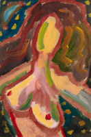 Németh Miklós (1934-2012): Female seminude, 1978