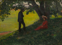 Réti István (1872-1945): Hill-side