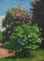 Börtsök Samu (1881-1931): Spring trees