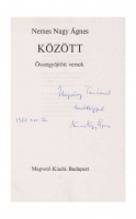 Nemes Nagy Ágnes Között (dedikált)