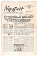 1960 Népsport 1960. aug. 28., XVI. évf. 174. sz., 8 p. Benne a kor, a XVII. nyári római olimpia híreivel, közte az öttusa vívószámának a híreivel a címlapon.