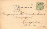1903 Székelykeresztúr, Kristur, Cristuru Secuiesc; Unitárius templom és gimnázium télen. Lengyel László kiadása / Unitarian church and school in winter (kopott sarkak / worn corners)
