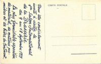 1939 Ier Salon International de la Brasserie au Palais du Centenaire (Bruxelles) / 1st International Brewery Exhibition Brussels advertising art postcard. artist signed