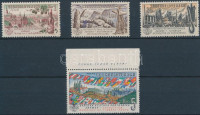 1961 Nemzetközi bélyegkiállítás sor Mi 1311-1314