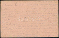 1916 Tábori posta levelezőlap 'FP 313'