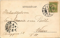 1904 Bőny (Győr), Református templom, lelkészlak, vendéglő, Fantin Testvérek üzlete (EK)