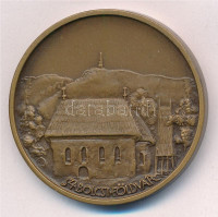 Tóth Sándor (1933-2019) 1986. ' Szent László / Szabolcsi Földvár' Br emlékérem (42,5mm) T:1- kis ph.