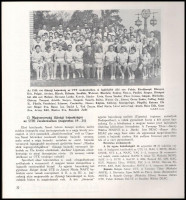 1938 A Magyar Országos Lawn-Tennis Szövetség évkönyve rengeteg fényképpel és adattal, dekoratív címlapgrafikával, szép állapotban, 148p