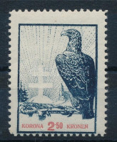 Nyugat-Magyarország IX. 1921 2,50K bélyeg / Mi XIV. Signed: Bodor