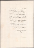 Hermann Kanzler (1822-1888) német tábornok, a Pápai Állam hadseregének parancsnoka, Paris, Lemercier & Cie, litográfia, papír, jelzett a litográfián. Kissé foltos. 27x21 cm + 1 fakszimile levél
