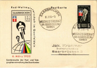 1955 Saarbrücken, Rad-Weltmeisterschaft im Querfeldein - UCI SRB / World Cycling Championship / Kerékpáros Világbajnokság, sport + So. Stpl