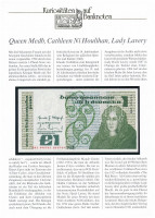 Írország 1984. 1P, német nyelvű 'Kuriositäten auf Banknoten' tájékoztatólappal T:I Ireland 1984. 1 Pound, with 'Kuriositäten auf Banknoten' german language information sheet C:UNCKrause 70.