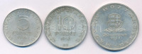 1948. 5Ft Ag 'Petőfi' + 10Ft Ag 'Széchenyi' + 20Ft Ag 'Táncsics' 'Szabadságharc sor' T:2 patina Adamo EM1, EM2, EM3