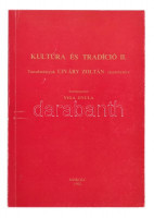 Kultúra és tradíció II. Tanulmányok Ujváry Zoltán tiszteletére. Szerk.: Viga Gyula. Miskolc, 1992, kn. Fekete-fehér képekkel és ábrákkal illusztrált. Papírkötés, kopottas állapotban.