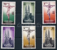 1960 Bélyegkiállítás Barcelona sor Mi 1177-1182
