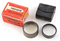 Vivitar 52 mm lencse, eredeti dobozában, plusz nagyító kondenzor lencse 5,5 cm