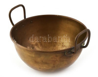 Réz üst, sérülésekkel, d: 29 cm