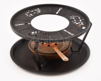 Étel melegentartó, fém, d: 22 cm