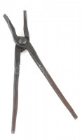 Régi vas kovács fogó, h: 32 cm