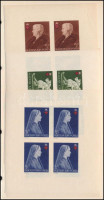1942 Vöröskereszt II. kisívsor (24.000) (vágott 20f saroktörés / folded corner)