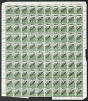 Nagyvárad 1919 Arató/Köztársaság 5f hajtatlan teljes ív Bodor vizsgálójellel (25.000)