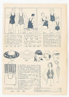 1936 A Corvin Áruház élelmiszer- és strandruházati cikkeinek árlapja