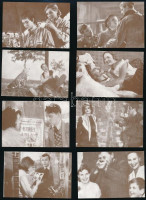 1960 MOKÉP 10 db film reklám kép tokkal, Májusi fagy és mások. 6x9 cm