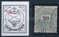 1889 20kr, nagy karc