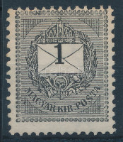 1889 1kr felfelé tolódott értékszám