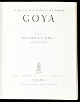 Frederick S. Wight: Goya. New York, 1954, Harry N. Abrams. angol nyelven, 9 db színes festményreprodukcióval, kiadói papírkötésben
