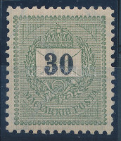 1898 Feketeszámú 30kr 12 : 11 3/4 fogazással (20.000)