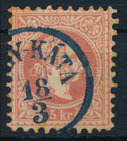 1867 5kr kék '(NAG)Y-KÁTA' (Gudlin 500 pont)