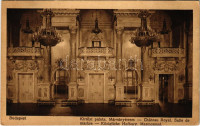 Budapest I. Királyi palota, márványterem, belső (ragasztónyom / gluemark)