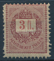 1888 Sztereo 3Ft (10.000) foghiba / perf. fault