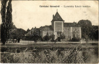 1926 Sárosd, Eszterházy László kastélya + 'MAGYARBOLY-BUDAPEST 32' vasúti mozgóposta (EK)