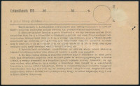1898.dec.16. Postai feladóvevényről kért másolat igény esetén 5kr-ba került. Rendkívüli RITKASÁG! Alig ismerünk belőle RRRR!