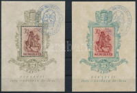 1939 Bethlen blokkpár kék alkalmi bélyegzéssel (10.000)