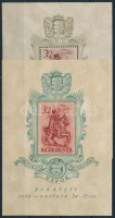 1939 Bethlen-blokkpár (10.000) (halvány rozsda / light stain)