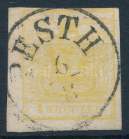 1850 1kr 'PESTH'