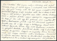 1939 Levelezőlap a Rákóczi táborba Balatonlelléről, 2f tábori küldöncjárat bélyeggel és bélyegzéssel + piros színű 'TÁBORI KÜLDÖNCJÁRATTAL ÉRKEZETT'. A Rákóczi táborba küldött küldemények nagy ritkaságok, RRR!