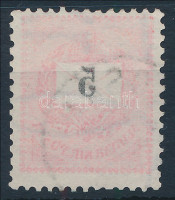 1889 5kr gépszínátnyomattal