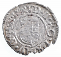 1593K-B Denár Ag 'Rudolf' (0,37g) T:2- patina, peremhiányHungary 1593K-B Denar Ag 'Rudolf' (0,37g) C:VF patina, part of the edge is missingHuszár: 1059.,Unger II.: 811.a