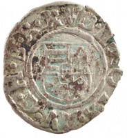 1593K-B Denár Ag 'Rudolf' (0,42g) T:2- Hungary 1593K-B Denar Ag 'Rudolf' (0,42g) C:VFHuszár: 1059., Unger II.: 811.a