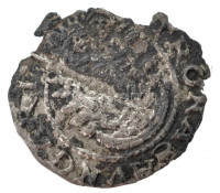 1611K-B Denár Ag 'II. Mátyás' (0,42g) T:2- patina, kitörésHungary 1611K-B Denár Ag 'Matthias II' (0,42g) C:VF patina, crackHuszár: 1139.,Unger II.: 868