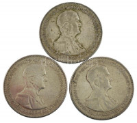 1930. 5P Ag 'Horthy jobbra' (3x) T:2-,3 Adamo P8
