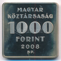 2008. 1000Ft Cu-Ni 'Telefonhírmondó - Puskás Tivadar' T:PP patina Adamo EM216