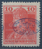 Debrecen I. 1919 Károly 10f (500 példány), Bodor vizsgálójellel R! (17.000)