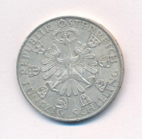 Ausztria 1959. 50Sch Ag 'Tirol felszabadulásának 150. évfordulója' T:1- kis patina, ph.Austria 1959. 50 Schilling Ag '150th Anniversary of the Liberation of Tyrol' C:AU small patina, edge errorKrause KM#2888