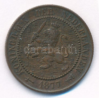 Hollandia 1877. 2 1/2c Br T:2 Netherlands 1877. 2 1/2 Cent Br C:XF